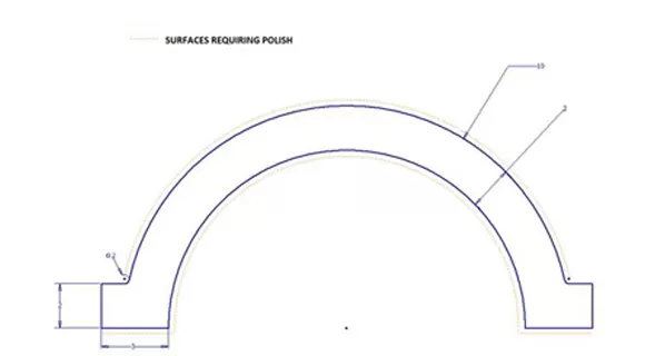 Description Of Acrylic Dome With Flange Description Of Acrylic Dome With Flange